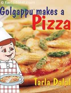 Golgappu Makes A Pizza Tarla Dalal