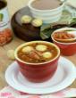 Baked Beans Soup with Cheese Balls