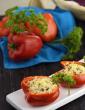 Baked Stuffed Capsicum Or How To Make Baked Stuffed Capsicum Recipe