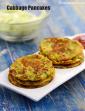 Cabbage Pancakes, Healthy Cabbage Besan Chilla