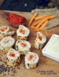 Dhokla Sushi with Carrots