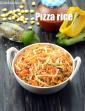 Pizza Rice, Indian Style Pizza Rice Bowl
