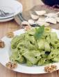 Pesto Flat Noodles Recipe, Flat Noodles with Pesto Sauce