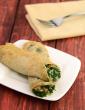 Spinach and Cheese Stuffed Crêpes