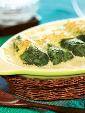 Stuffed Spinach with Huanciana Sauce. Protein Rich Recipe