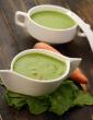 Creamy Onion, Spinach and Carrot Soup