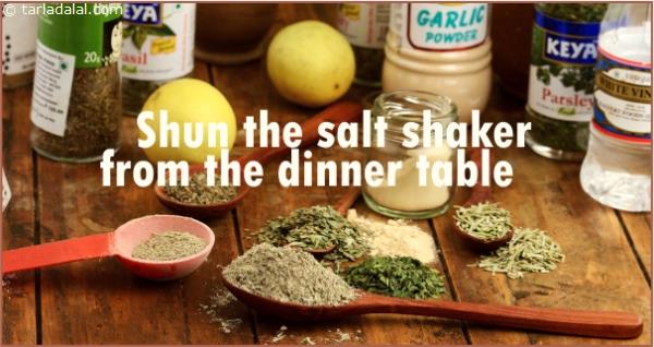 SHUN THE SALT SHAKER FROM THE DINNER TABLE