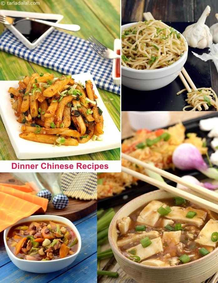 Indian style Chinese dinner by Tarla Dalal