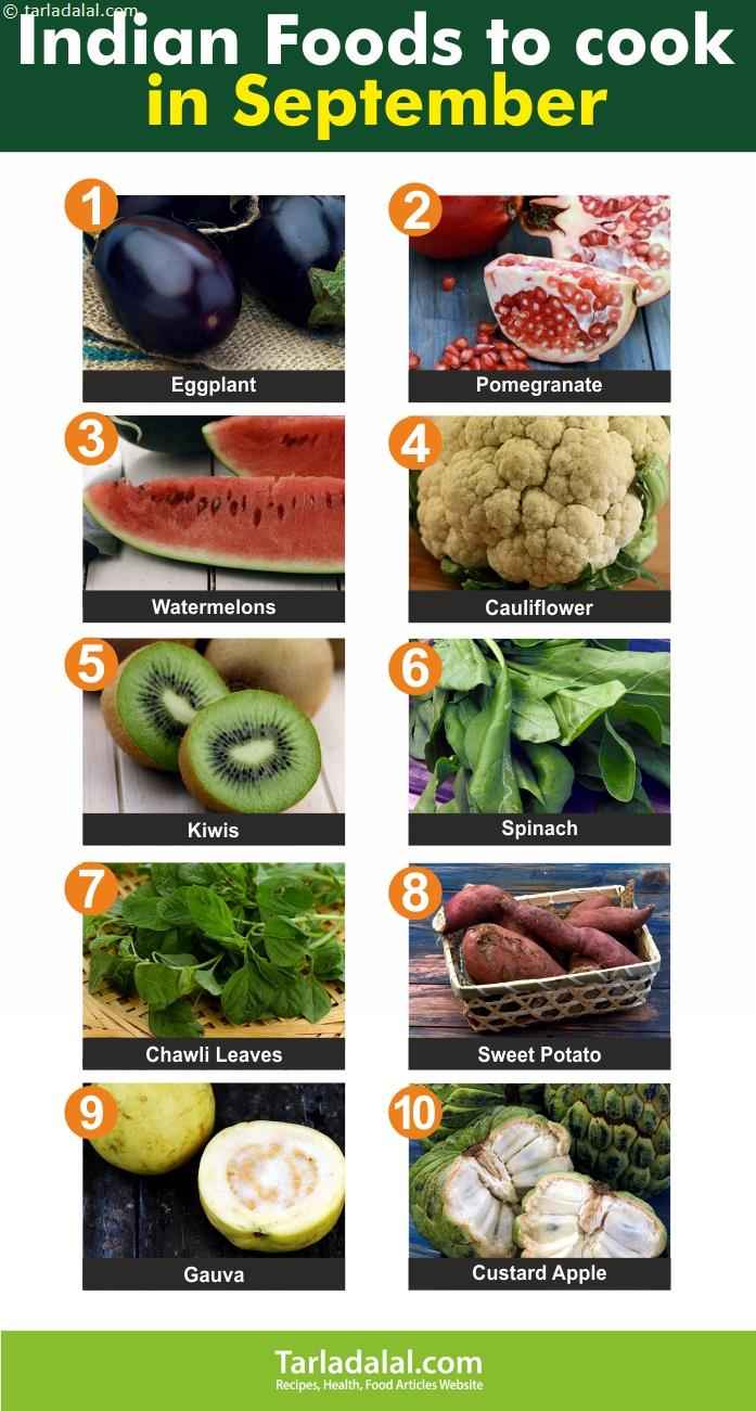 Indian Foods To Cook In September List Of Top Fruits And Vegetables In Season For September In India
