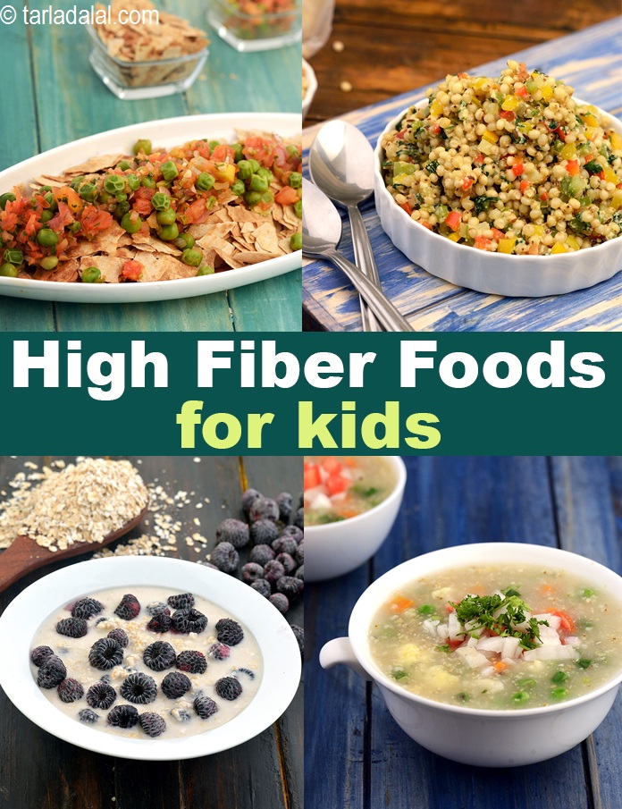 High Fiber Foods For Kids Indian Kids Fiber Rich Recipes Tarla Dalal