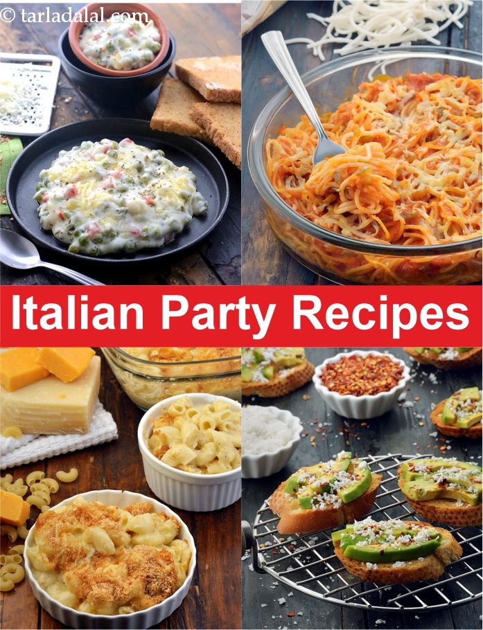 Italian Party Recipes by Tarla Dalal