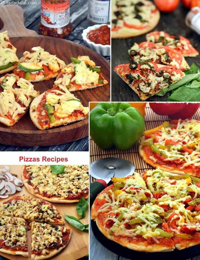 110 Pizza Recipes, Veg Pizza Collection