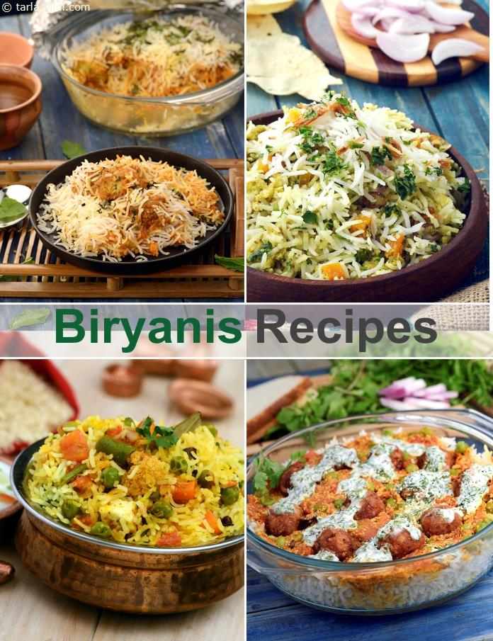 53 biryani recipes across India | Top 10 Veg biryani recipes
