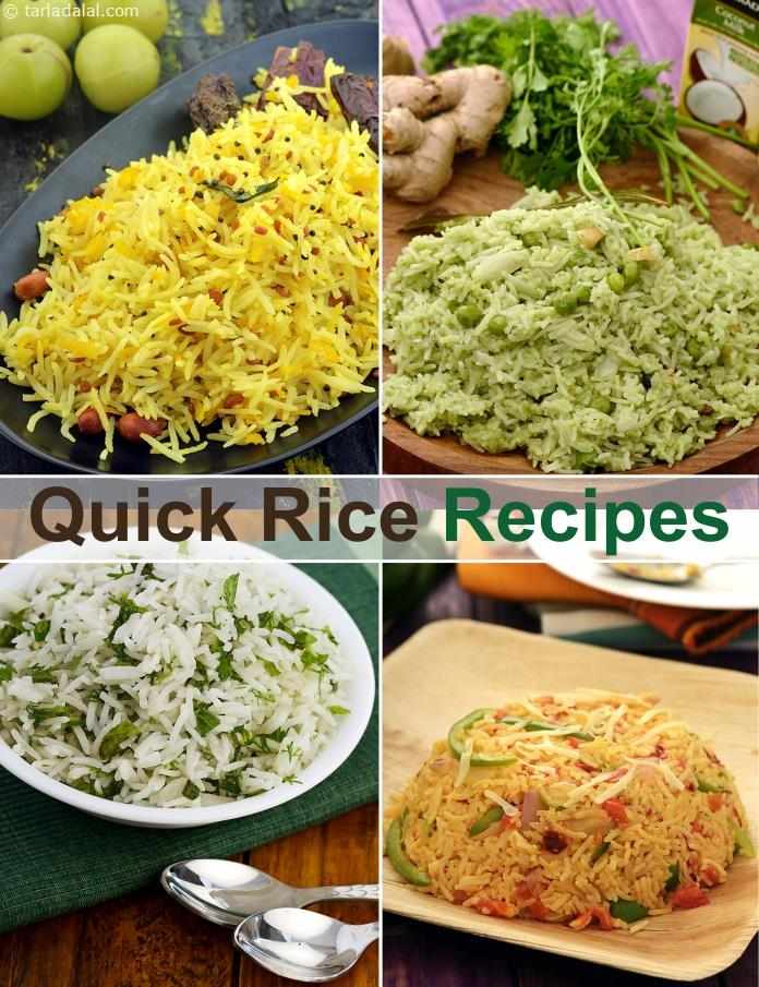 Quick South Indian Rice Maharashtrian Rice Healthy Indian Rice