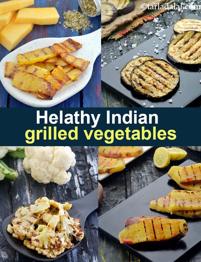 healthy Indian grilled vegetables