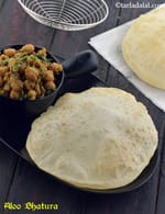 Aloo bhatura recipe, How to make quick aloo bhature, Potato Bhatura recipe