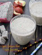 Apple Dragon Fruit Vegan Smoothie recipe