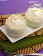 Apricot Mousse recipe, Quick Dessert Recipes