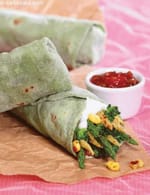 Asparagus and Baby Corn Wrap ( Wraps and Rolls) recipe