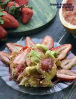Avocado Grapefruit and Strawberry Salad recipe, Healthy Recipes