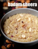 badam sheera recipe | badam ka halwa | authentic almond sheera | pregnancy almond halwa |