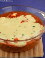 Baked Paneer Mutter recipe, Indian Recipes