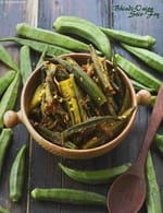 Bhindi Onion Stir-fry , Kerala-style Ularthu recipe