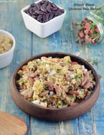 Black Bean Quinoa Veg Salad recipe