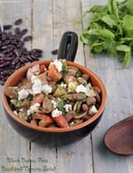 Black Beans, Feta , Basil and Tomato Salad recipe