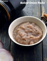 boiled onion paste recipe | Indian onion paste recipe | quick onion paste recipe |