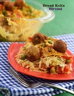 Bread Kofta Biryani (  Chawal) recipe