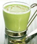 Broccoli and Almond Soup ( Microwave Recipe )