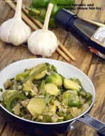 Brussels Sprouts and Spring Onion Stir-fry recipe