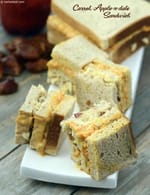 carrot apple date sandwich recipe | kids sandwich |