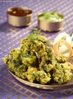 Cheel Pakodas ( Know Your Green Leafy Vegetables )