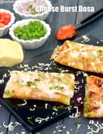 cheese burst dosa recipe | cheese burst dosa rolls | Indian cheese dosa |