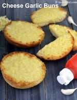 Cheese Garlic Buns recipe, How to make easy Cheese Garlic Buns