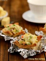 Cheesy Rice Tartlet recipe