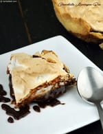Chocolate Meringue Pie recipe, Indian Vegetarian Recipes