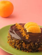 Chocolate Orange Mousse Cake  ( Eggless Desserts Recipe)