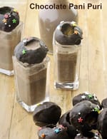 Chocolate Pani Puri recipe