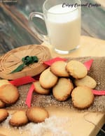 Crispy Coconut Cookies recipe, Vegetarian Recipes