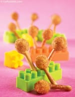 Corn, Spinach and Penne Lollipops ( Recipe for Toddlers)