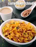 corn flakes chivda recipe | cornflakes chivda for Diwali | ( Tiffin Treats)