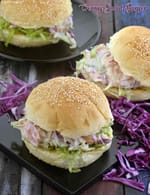 Creamy Salad Burger recipe