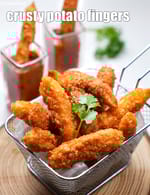 crusty potato fingers recipe | Mexican potato fingers | crispy aloo starter |