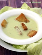 Cucumber and Lettuce Soup recipe, Party Recipes, Entertaining Recipes