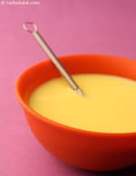 Custard Sauce ( Eggless Desserts Recipe)