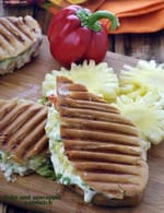 Feta and Pineapple Sandwich recipe, Sandwich Recipes