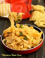 Fettuccine in Tomato Sauce recipe, Indian Quick Recipes
